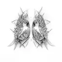 pair Eri and Greg tattoo design idea