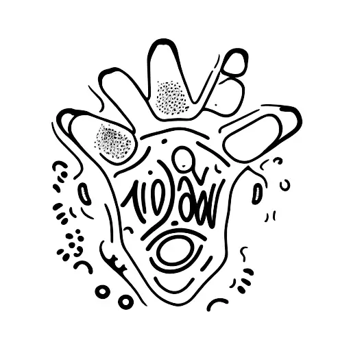 Cat paw print for an inner wrist tattoo  tattoo design idea