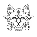 Cat paw print with the name pancake for an inner wrist tattoo  tattoo design idea