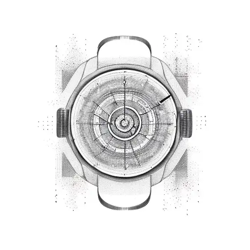 heartbeat flatline tattoo design idea