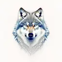 wolf with teeth about to bige tattoo design idea