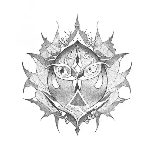 korok with kea tattoo design idea