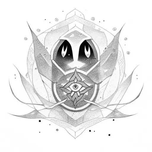 korok with kea tattoo design idea