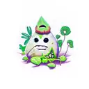 korok in plants tattoo design idea