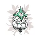 korok in plants tattoo design idea