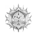 korok with kea tattoo design idea