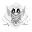 korok with kea tattoo design idea