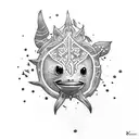 korok with kea tattoo design idea