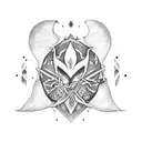 korok with kea tattoo design idea