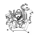 hacker tattoo design idea
