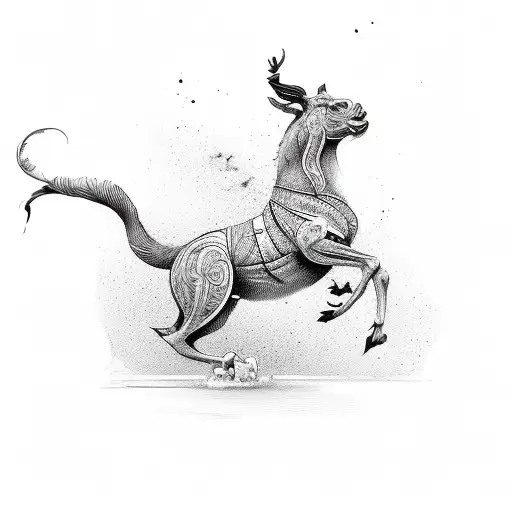 let go or be dragged tattoo design idea