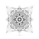 A mandala design with motivational quotes from famous artists and musicians tattoo design idea