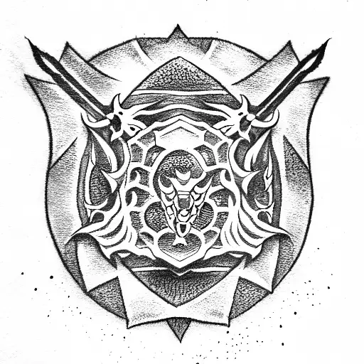 Coat of arms of the clan uchiha tattoo design idea