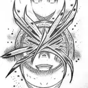 uchiha  tattoo design idea