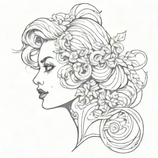 1950s tattoo design idea