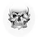 skull, guitar, punk is not dead tattoo design idea