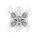 henna tattoo with Mexican sugar skill designs tattoo design idea