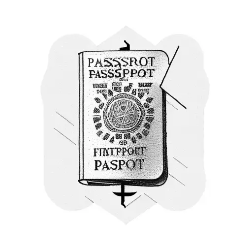 artistic passport stamps from NYC, paris, dublin, edimbourgh, florence, rome tattoo design idea