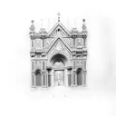 sights from NYC, Paris, Dublin; Florence tattoo design idea