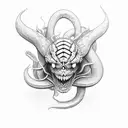 black album snake metallica tattoo design idea