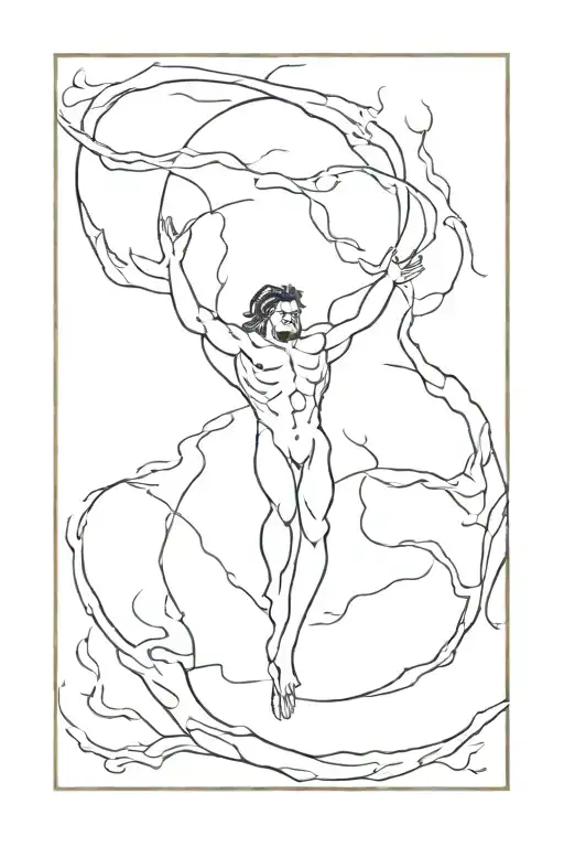 you drag me to hell, and I beckon you to heaven tattoo design idea