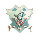 hammer carpenter tattoo design idea