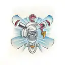 hammer carpenter tattoo design idea