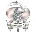 hammer carpenter tattoo design idea