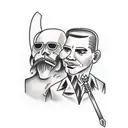 hammer carpenter tattoo design idea