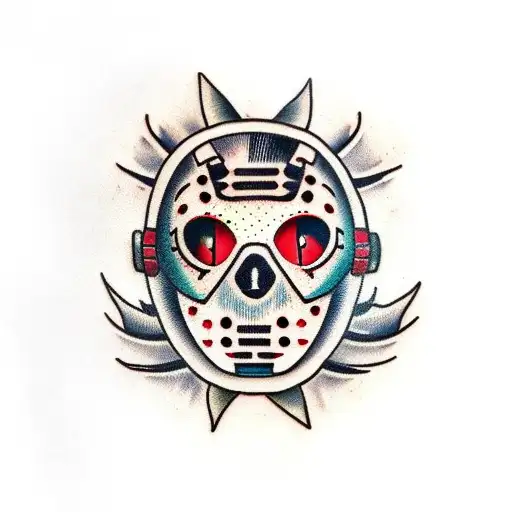 Friday the 13th birthday  tattoo design idea