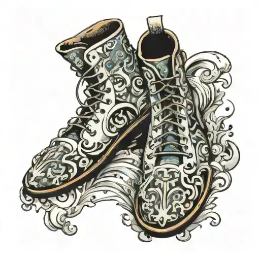 His feet are domain expansion tattoo design idea