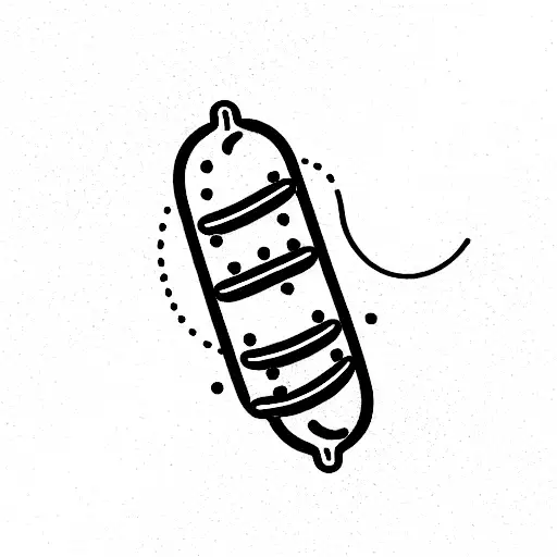 hot dog tattoo design idea