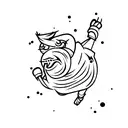 Judo throw tattoo design idea