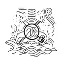 Judo throw tattoo design idea