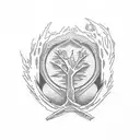 treaty oak revival album cover tattoo tattoo design idea