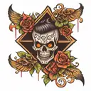 be scared and do it anyway  tattoo design idea