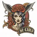 be scared and do it anyway  tattoo design idea