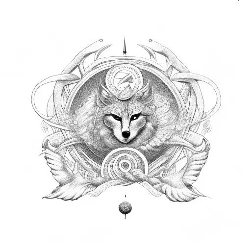 alma unida in infinite symbol tattoo design idea