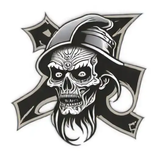 zombie head ambigram tattoo design tattoo design idea