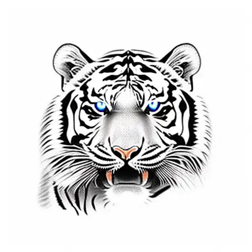  including 2 tigers one smaller baby tiger under a bigger tiger face. Covers hand to elbow on inside arm tattoo design idea