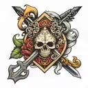 ace card tattoo design idea