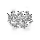 coffin tattoo design idea