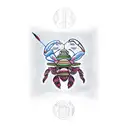 hermit crab tattoo design idea