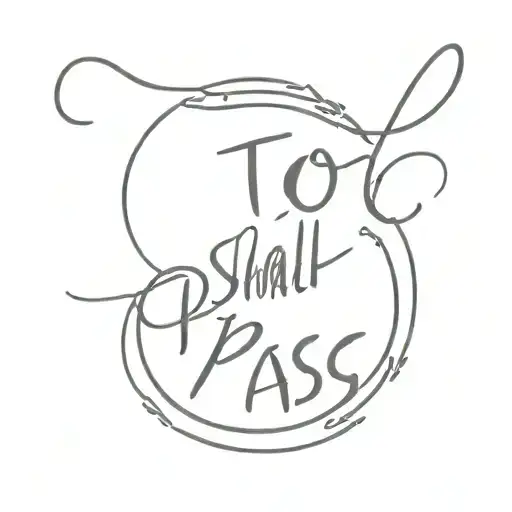 This too shall pass written tattoo design idea