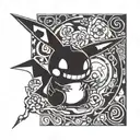 mimikyu tattoo design idea