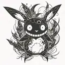 mimikyu tattoo design idea