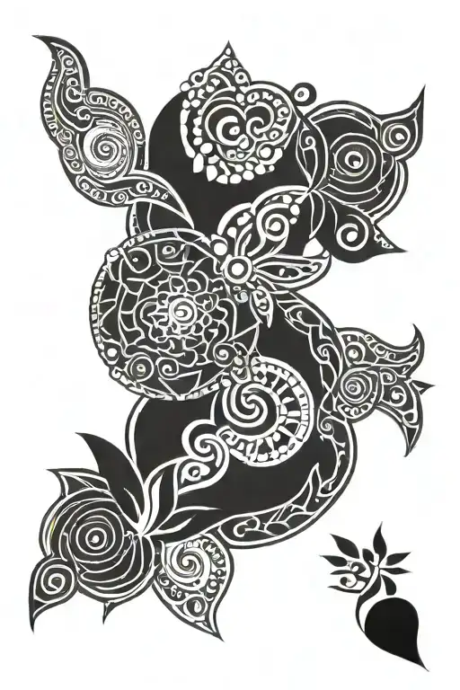 philippine tribal patterns tattoo design idea