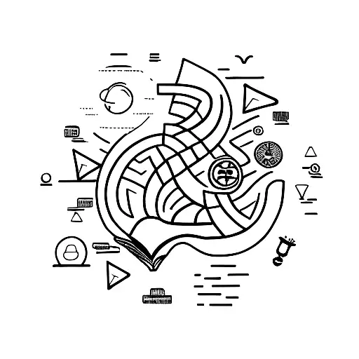 An open book with a trail of footprints leading into it, symbolizing the journey of knowledge and exploration in academia tattoo design idea