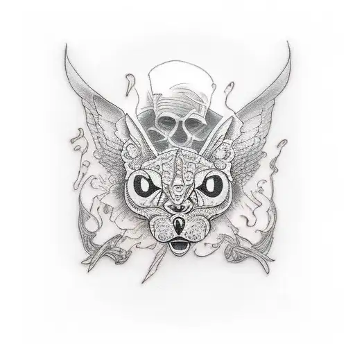 trust no one tattoo design idea