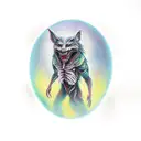 skinwalker  tattoo design idea